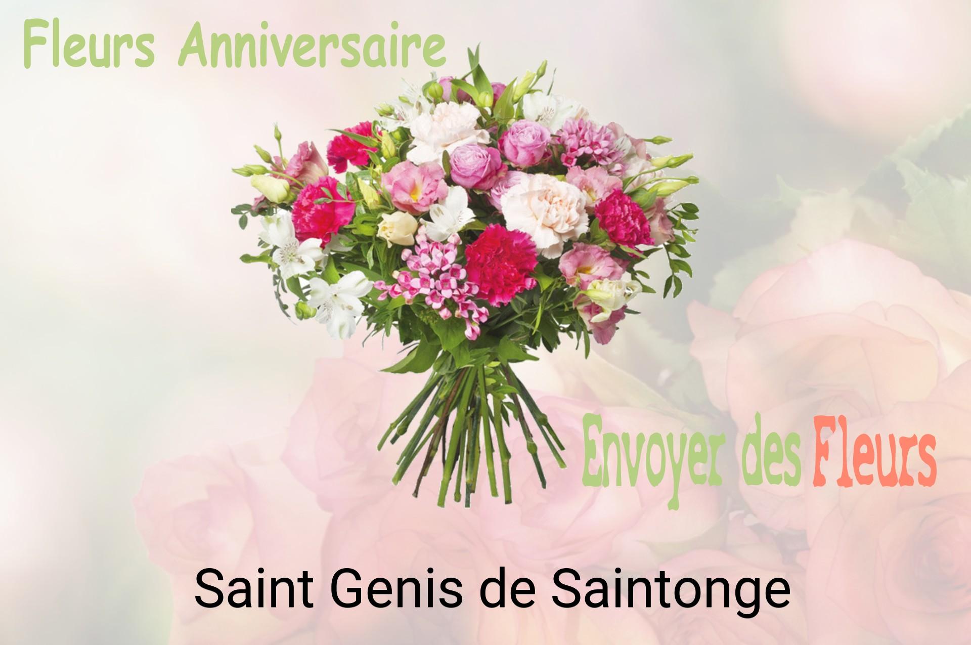 Bouquet de fleurs d’anniversaire livré à Saint-Genis-de-Saintonge